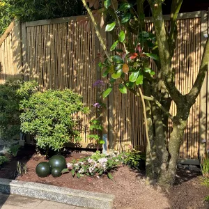 Sichtschutzwand Bambus